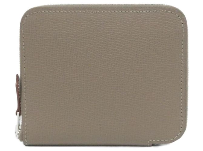 Hermès Hermes EN LIBERTE Silk In Compact Wallet Brown