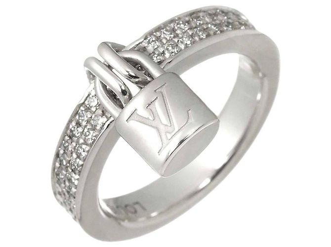 Louis Vuitton Lockit Ring # Diamantring, Weißgold ()