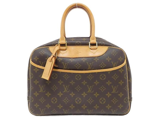 Bolsa de mão Bowling Vanity Monogram Louis Vuitton Marrom