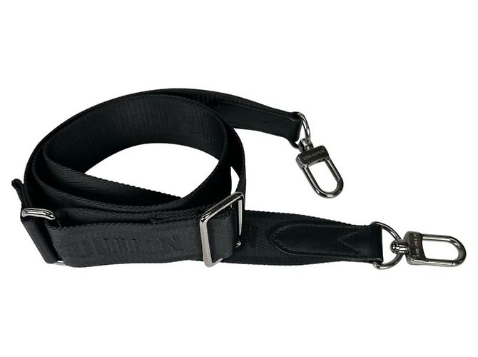 Louis Vuitton LOUIS VUITTON Shoulder Strap Monogram Eclipse City Keepall Black