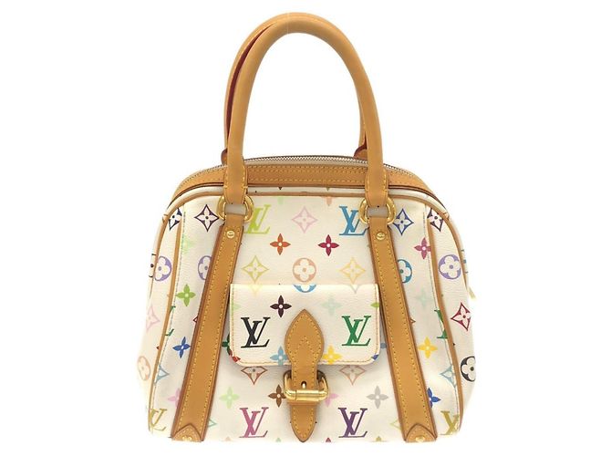 Louis Vuitton Multicolor Priscilla Handtasche Weiß