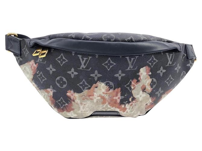 Bumbag Borsa a Spalla PM Discovery Monogram Bleach di Louis Vuitton Blu