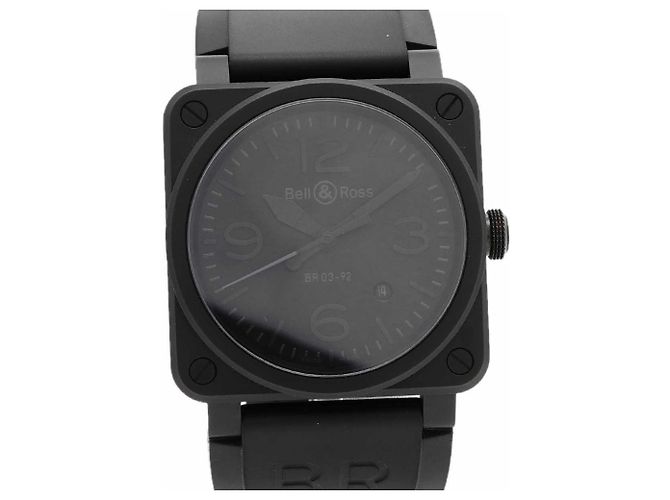 Orologio da uomo Bell & Ross Phantom Ceramic -PHANTOM-CE quadrante nero