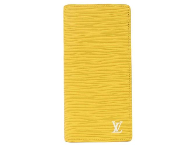 Cartera Brazza Epi Louis Vuitton Amarillo
