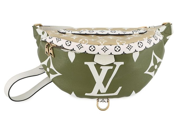 Bumbag Sac banane Monogram Géant Louis Vuitton LOUIS VUITTON Blanc