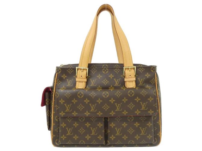 Borsa Louis Vuitton Monogram Multipli Cité Marrone