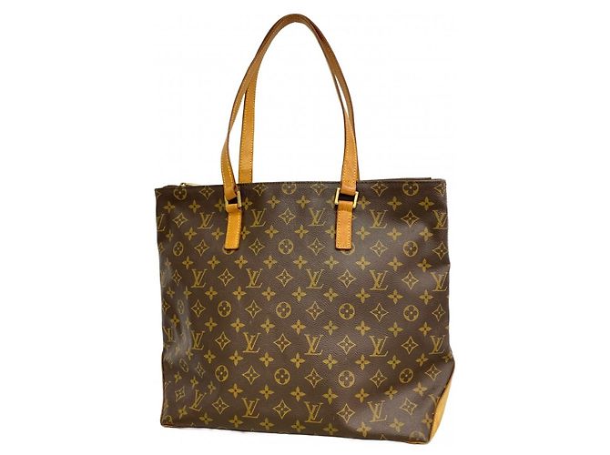 Bolsa Tote Cabas Mezzo Monogram da Louis Vuitton Marrom