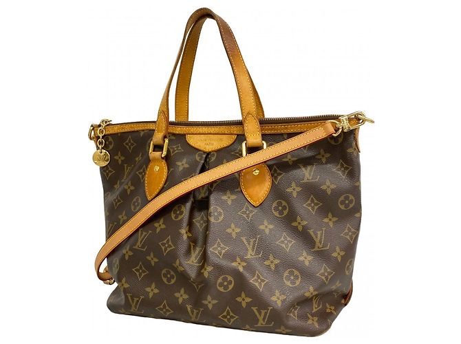 Borsa Louis Vuitton Monogram Palermo PM Marrone