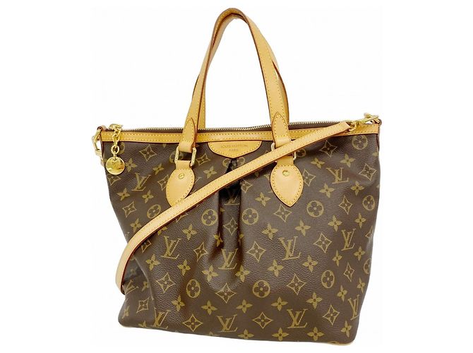 Borsa Louis Vuitton Monogram Palermo PM Marrone