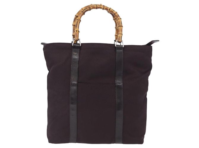 Gucci Bamboo Canvas large Lila