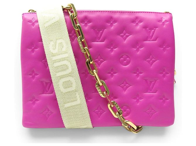 NEUF SAC A MAIN LOUIS VUITTON COUSSIN MONOGRAM EMPREINTE PM BANDOULIERE Rose