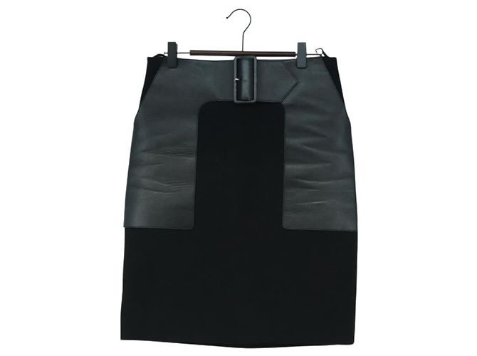 Céline CELINE Rock Wolle Schwarz Auth 174923A