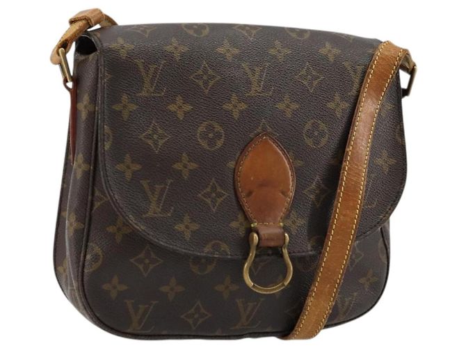 LOUIS VUITTON Bolsa de Ombro Monogram Saint Cloud GM M51242 LV Auth 176167 Monograma