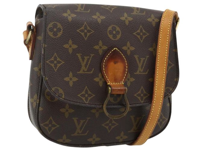 LOUIS VUITTON Borsa a Spalla Monogram Saint Cloud MM M51243 LV Auth ep14137 Monogramma