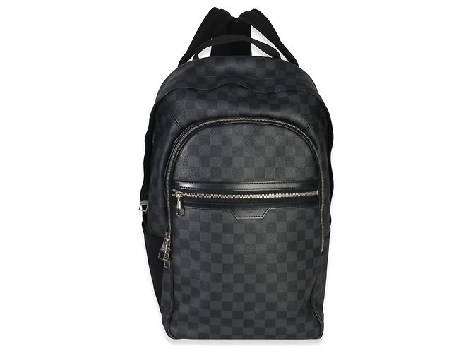 Louis Vuitton Damier Graphite Canvas Michael Backpack Black