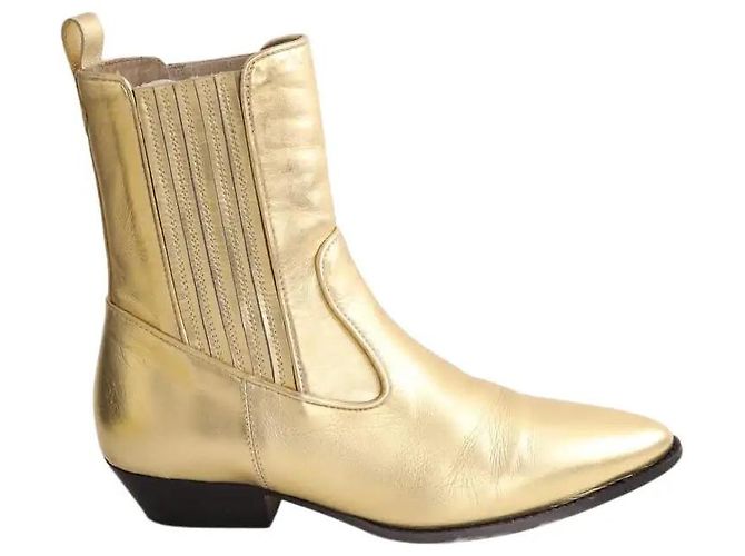 Autre Marque Botas doradas Dorado
