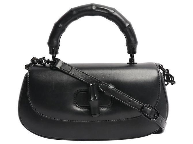 Bamboo Gucci Borsa Diva in bambù nero 