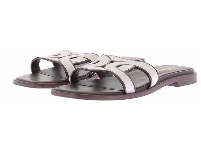 Tod's Ledersandalen Weiß
