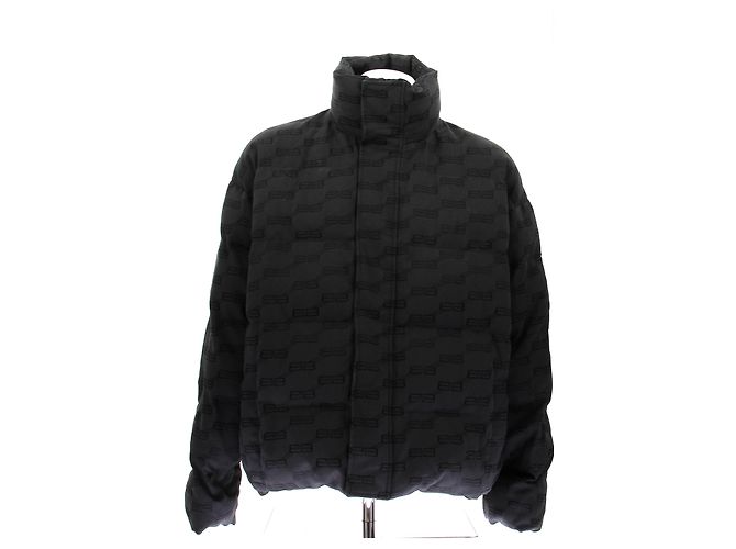Balenciaga Schwarze Jacke mit Druck