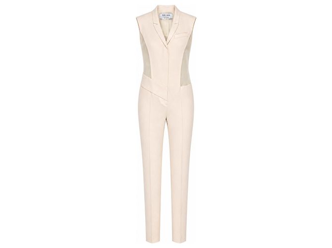 Mono de seda beige Prabal Gurung