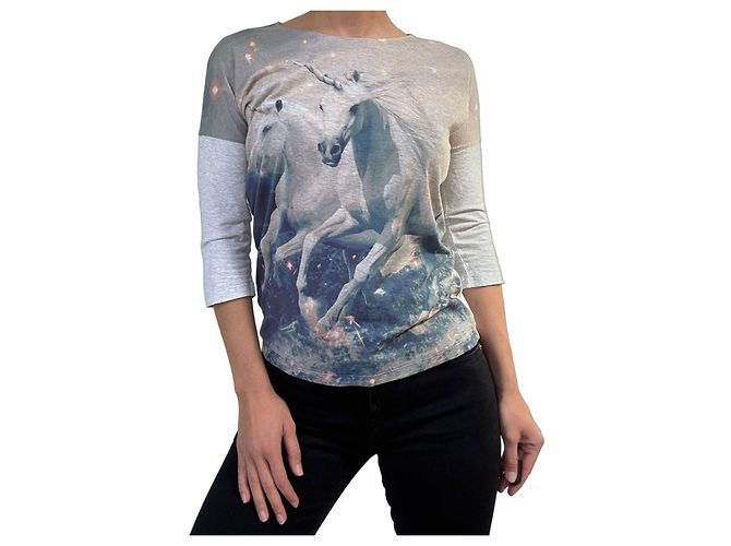 Stella Mc Cartney Top/T-Shirt Stella McCartney Grau