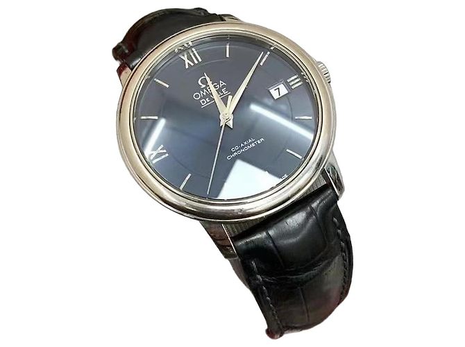 Relógio Omega Disk Fly Series Automático Aço Preto