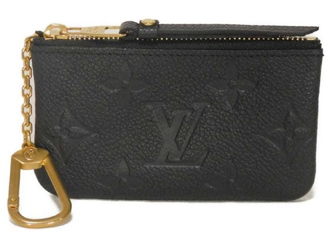 Louis Vuitton Monogram Empreinte Coin Purse Black