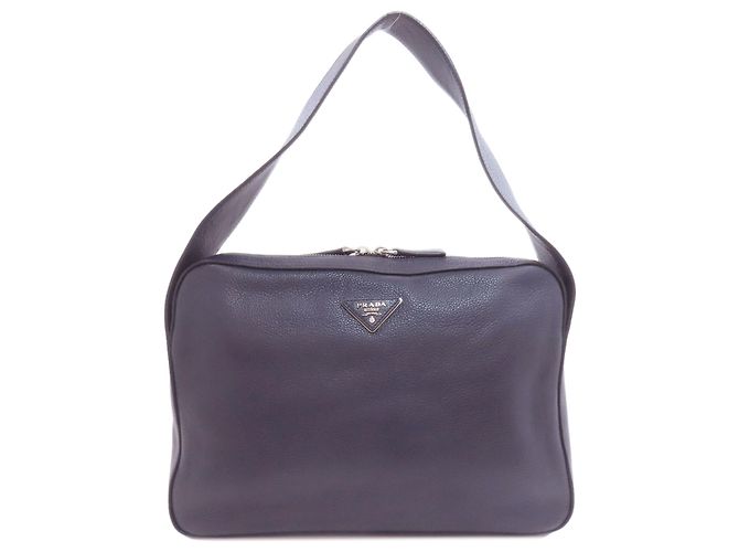 Borsa a Spalla Triangle di Prada Blu navy 