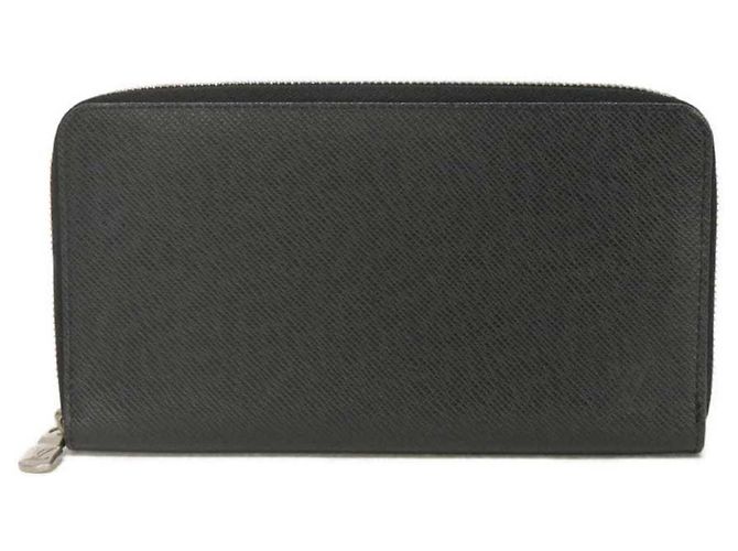 Zippy Louis Vuitton Taiga Noir Langbörse Schwarz
