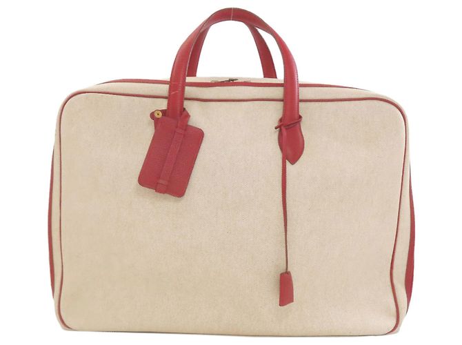 Bolsa Boston Victoria 50 da Hermès Vermelho