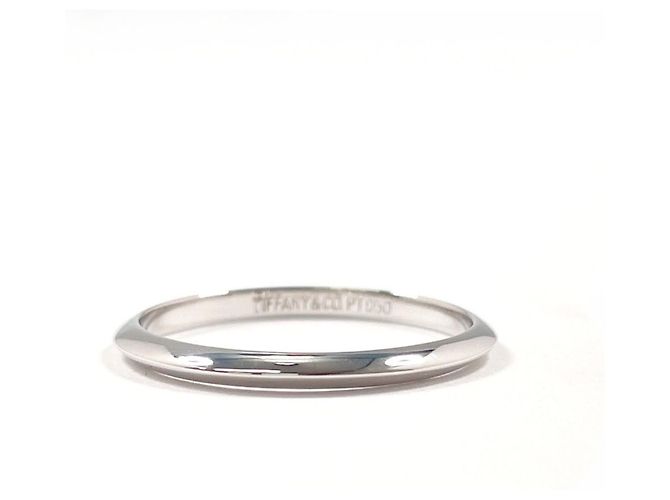 Tiffany & Co. Knife Edge Band Ring Silvery