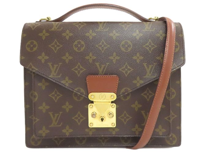 Sac à main Louis Vuitton M51185 Monceau 28 Marron Monogramme