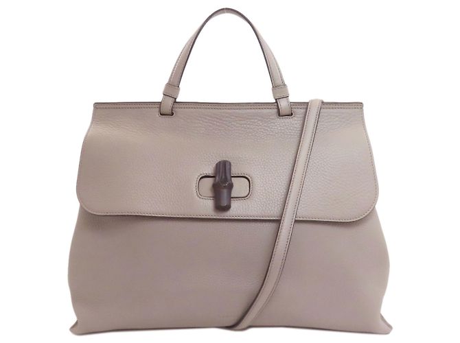 Bolsa Gucci Bamboo Daily 2 em 1 Marrom
