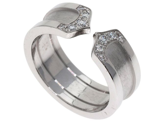 Cartier C2 Ring SM Diamant in 18K Weißgold Golden