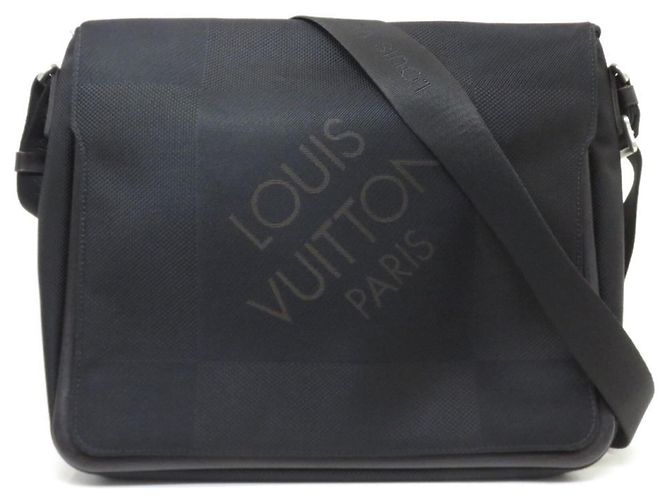 Borsa a Spalla Messaggero Damier Geant Louis Vuitton Nero