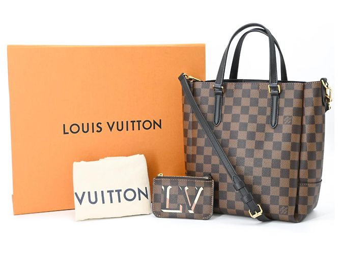 Bolsa Louis Vuitton Damier Belmont NV BB Marrom