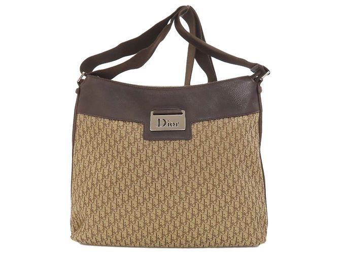Bolsa de Ombro com Padrão Trotter da Christian Dior
