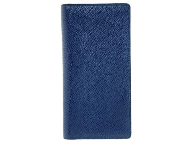 Cartera Larga Taiga Louis Vuitton Azul Azul marino