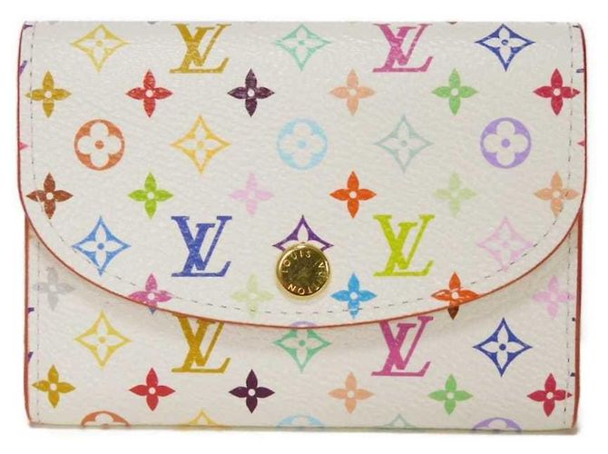 Louis Vuitton Monogram Multicolore Bi-fold Wallet Pink White