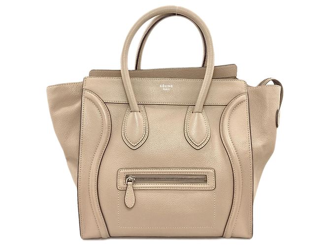 Céline Sac à main mini Luggage de Celine Marron
