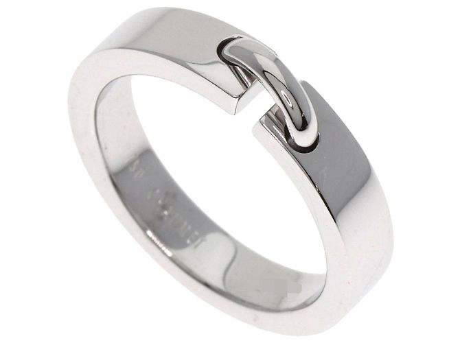 Anel Liens #10 em Ouro Branco 18K Chaumet