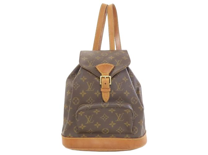 Louis Vuitton M51136 Montsouris MM Rucksack Monogramm