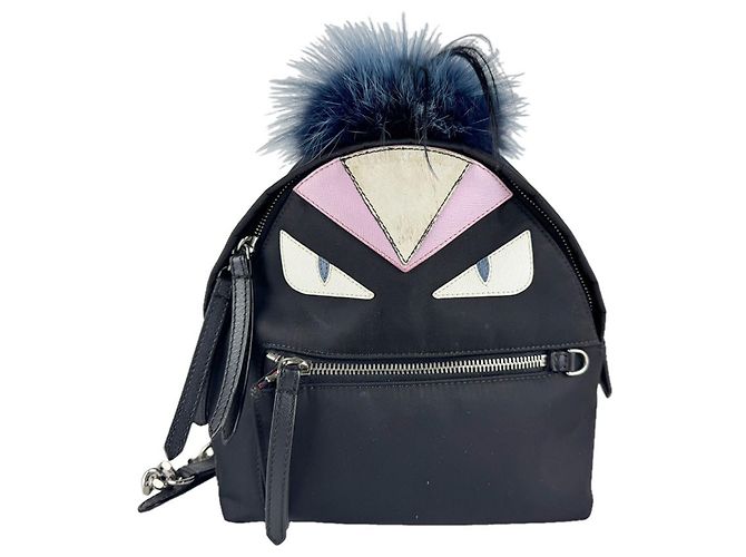 Fendi ZAINO MINI Backpack Black