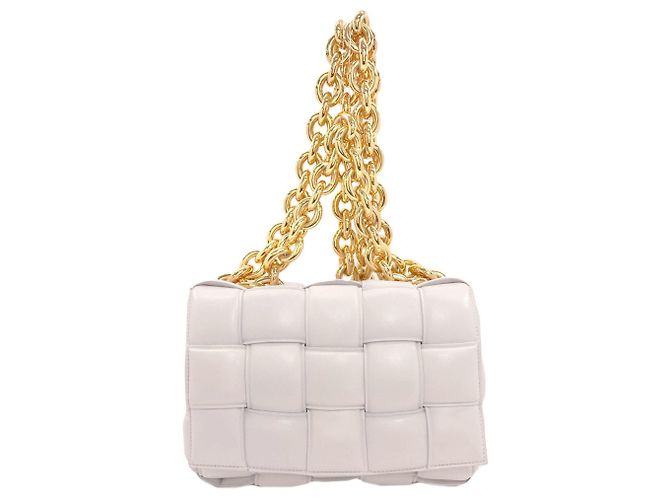 Bolso maxi Chain Cassette de Bottega Veneta Blanco