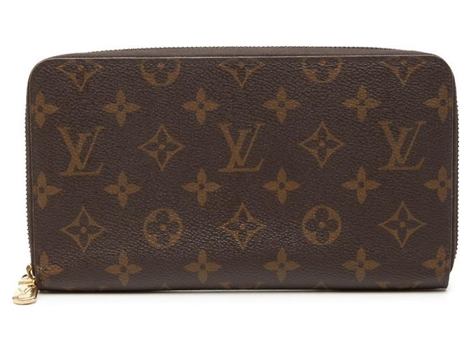 Portafoglio lungo Zippy Organizer Monogram Louis Vuitton Marrone