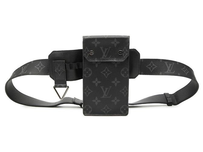 Pochette Utility Ceinture Monogram Eclipse Louis Vuitton Noir