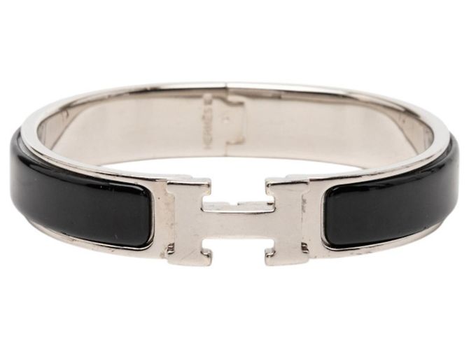 Hermès Bracciale Hermes Click H PM Nero Argento 