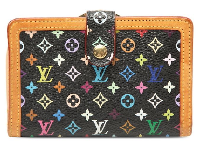 Portafoglio bi-fold Monogram Multicolor Louis Vuitton Nero Multicolore