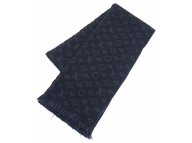 Écharpe Classique Monogram Louis Vuitton Noir