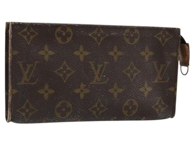 LOUIS VUITTON Monogram Bucket GM Accessory Pouch LV Auth 175953